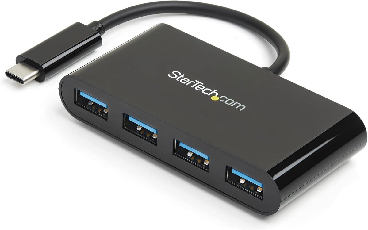 StarTech.com, HB30C4AB, hub USB 3.0 de 4 puertos, alimentado