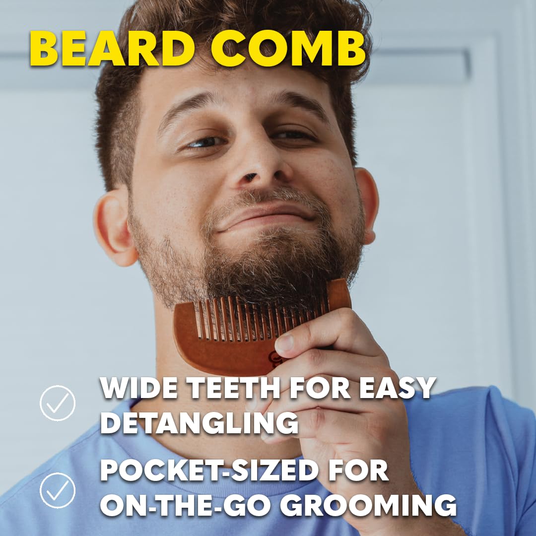 Kit de Crecimiento de Barba The Beard Club - Rodillo Derma, Aceite...