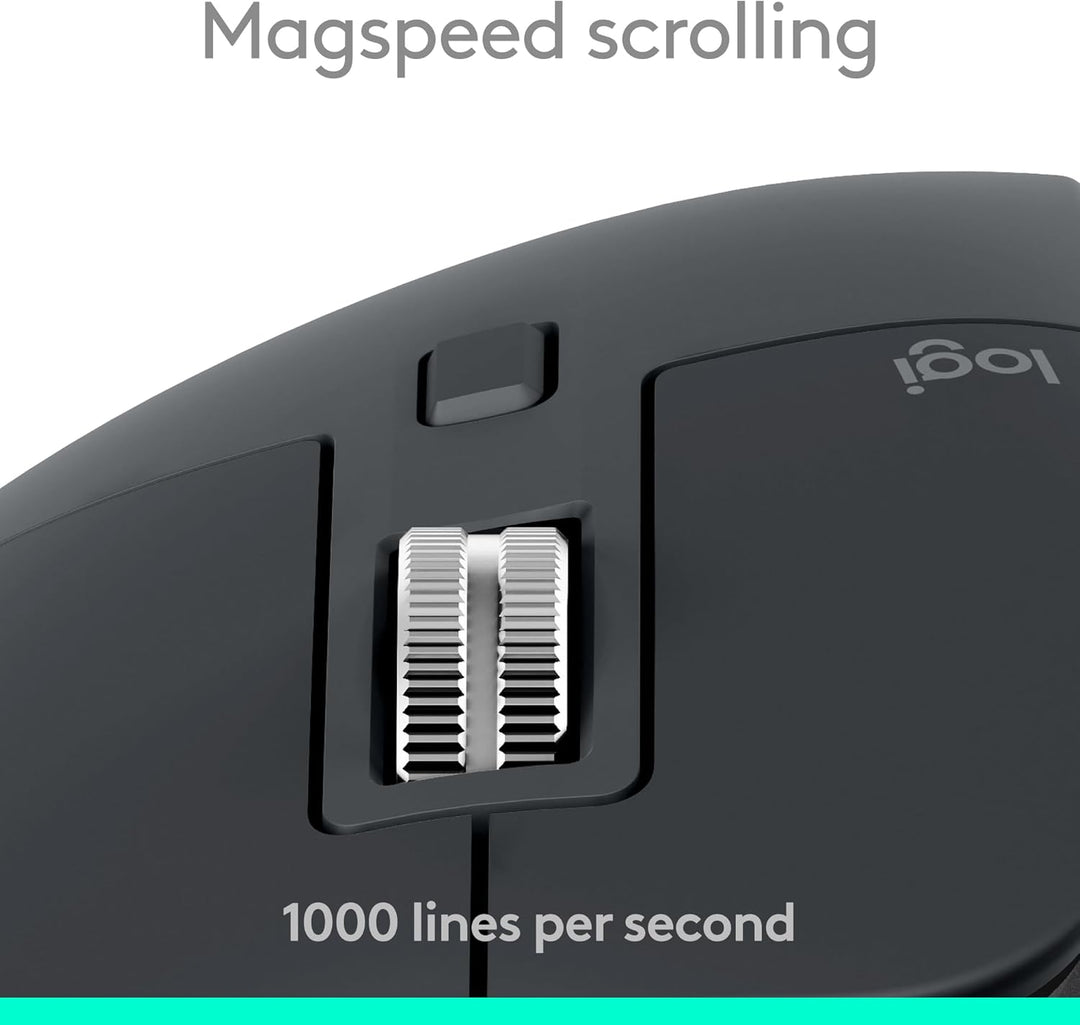 Logitech MX Master 3S Mouse Inalámbrico Edición Estándar con Recept...