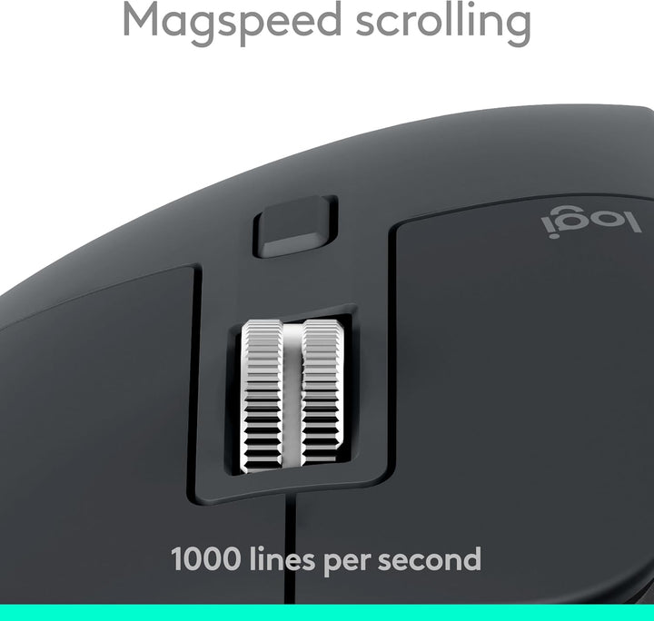 Logitech MX Master 3S Mouse Inalámbrico Edición Estándar con Recept...