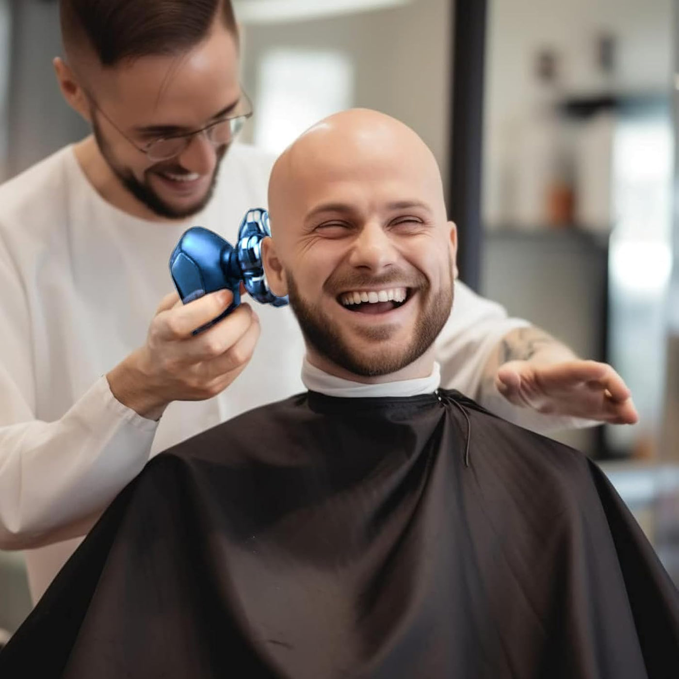 SHPAVVER Afeitadoras de cabeza para hombres calvos: maquinilla de a...