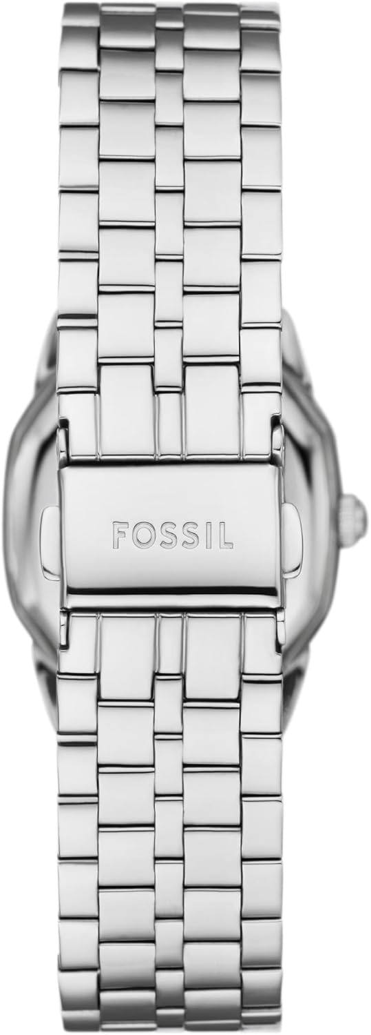 Fossil Harlow - Reloj de pulsera de acero inoxidable con tres manecillas para mujer