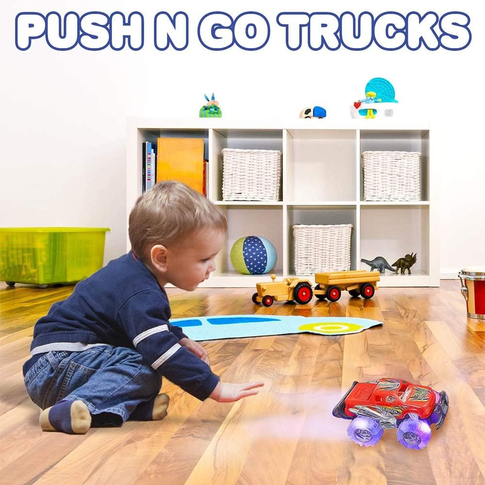 Luz Up Monster Truck Set para niños y niñas por