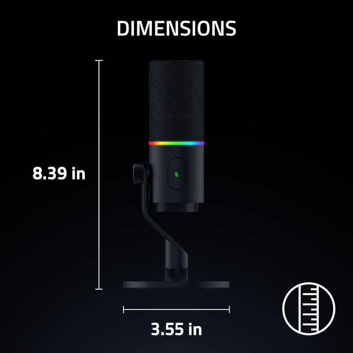 Micrófono Razer Seiren V3 Pro \u2014 Micrófono dinámico de transmis...