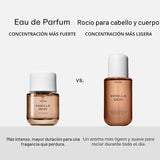 PHLUR Vanilla Skin Body Mist - Bruma de fragancia para cabello y cu...
