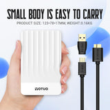 YOTUO Disco Duro Externo Portátil Expansión de Almacenamiento HDD M...