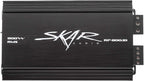 Skar Audio Paquete completo de graves de subwoofer individual de 12" de la serie SDR de 1,200 vatios - Incluye carcasa cargada con amplificador