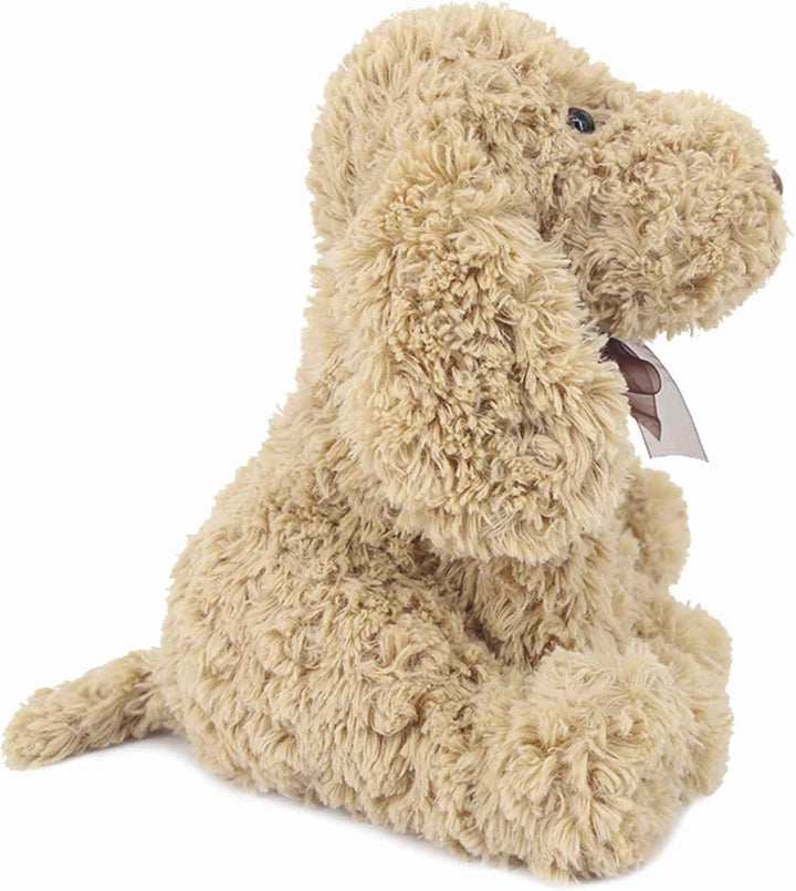 WEIGEDU - Cachorro caniche Goldendoodle de peluche, dorado, 11.8 pu...