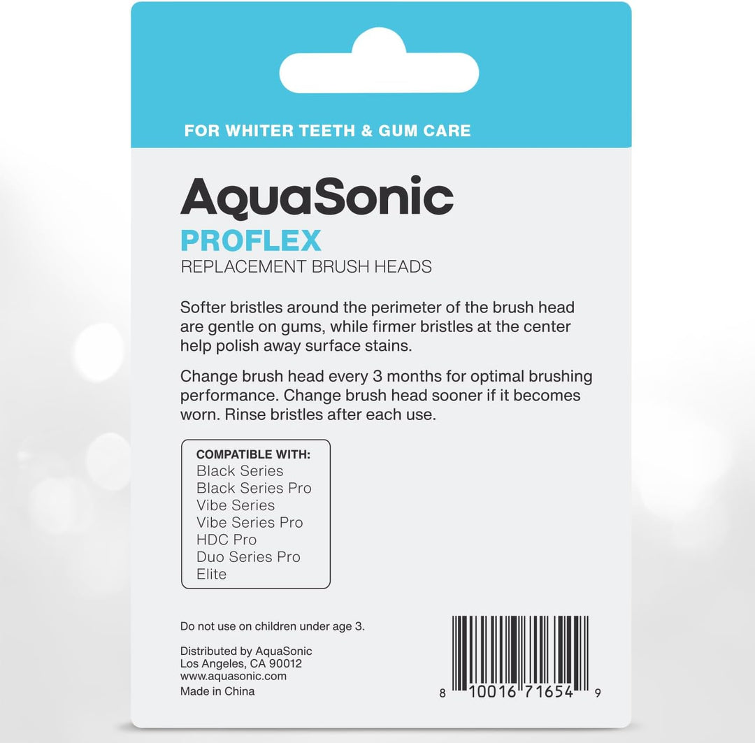 AquaSonic Cabezales de cepillo de repuesto originales Proflex | Ace...