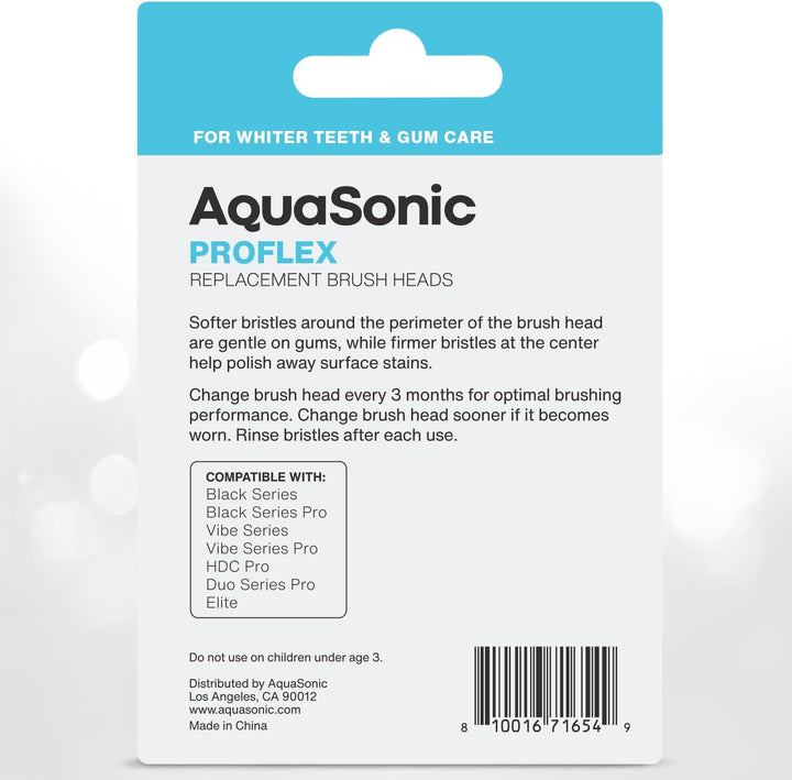 AquaSonic Cabezales de cepillo de repuesto originales Proflex | Ace...
