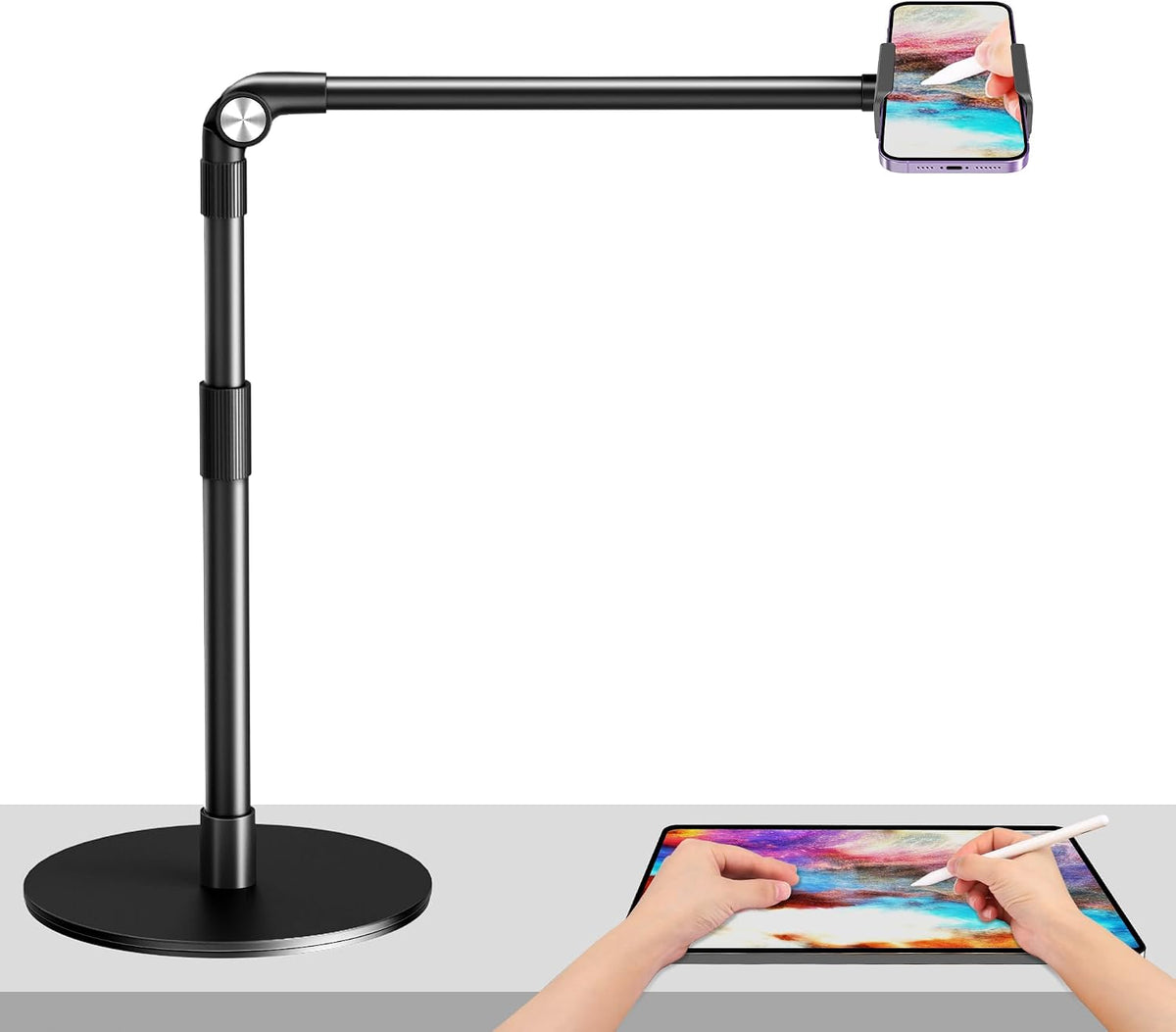 elitehood Soporte de teléfono superior, trípode superior para grabación de