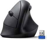 TECKNET Ratón Ergonómico, Ratón Inalámbrico Vertical 2.4G, Ratón de...