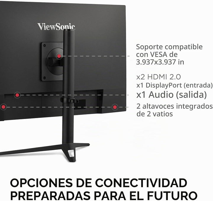 ViewSonic VX2728J-2K - Monitor para juegos de 27 pulgadas 1440p, IP...