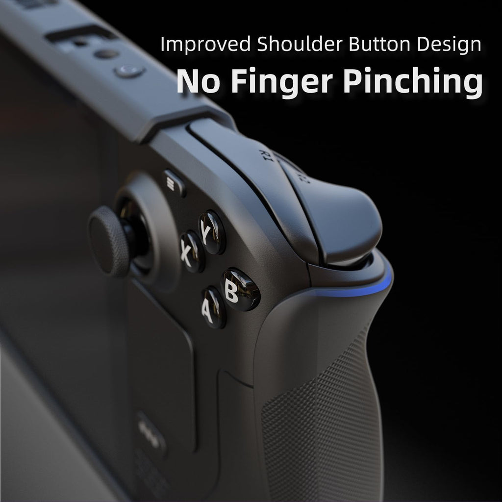 Skull & Co. GripCase SD para SteamDeck: una funda protectora suave con empuñaduras texturizadas, protección completa y soporte, absorción de golpes antideslizante y diseño de cubierta antiarañazos