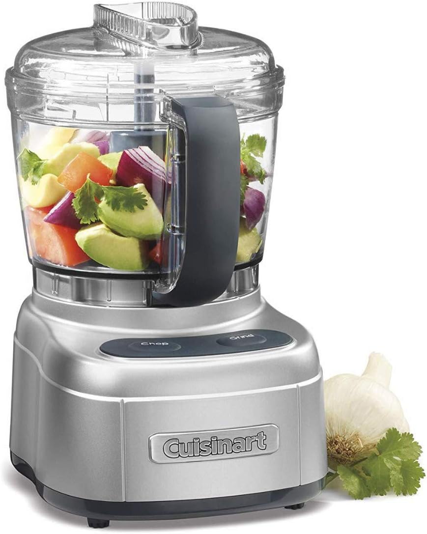 Cuisinart - Procesador de alimentos pequeño, cuchilla inteligente de inversión automática, 4 tazas