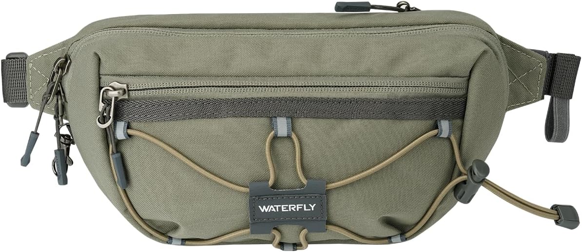 WATERFLY Riñonera pequeña con bloqueo RFID para viajes, senderismo
