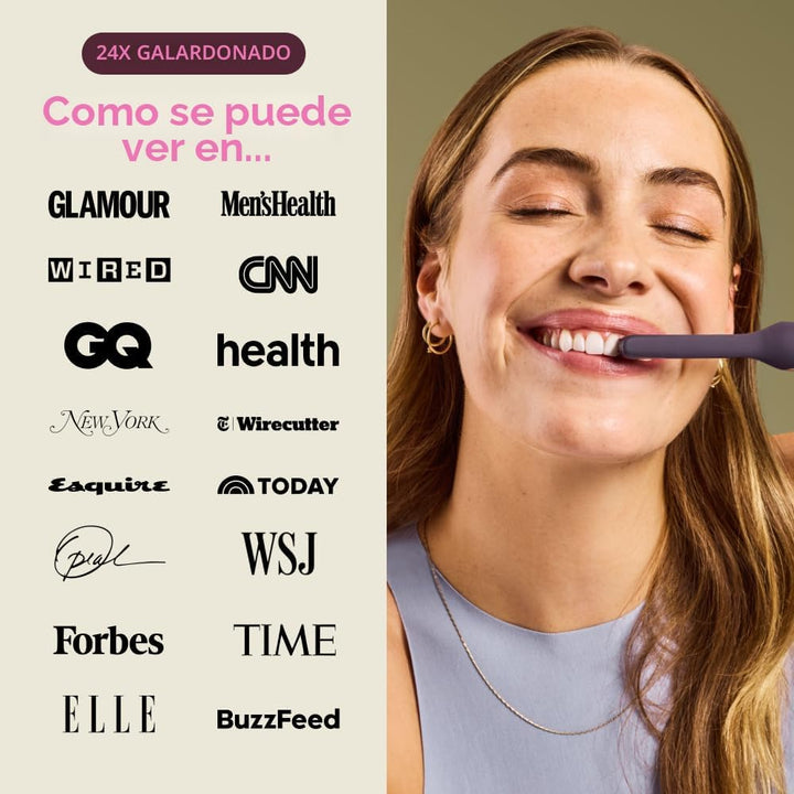 Quip Cepillo de dientes sónico para adultos con temporizador, inclu...
