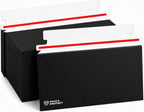 VIKA Paquete de 100 sobres de envío de tarjetas coleccionables de 7 x 4.35 pulgadas, autoadhesivos, perfectos para fundas semirrígidas, sobres ligeros de primera calidad para coleccionistas y