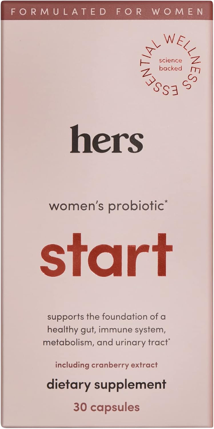 Hers Start - Suplemento multivitamínico diario + probiótico para mu...