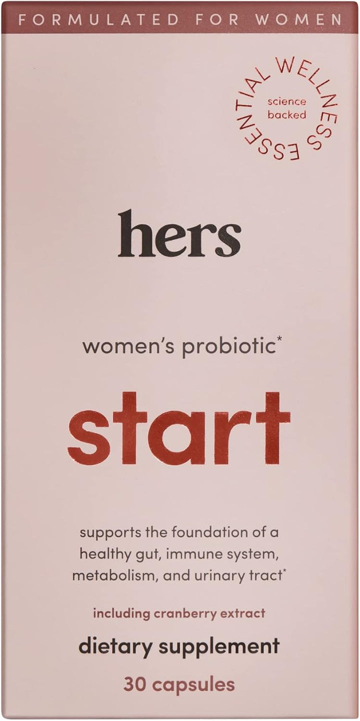 Hers Start - Suplemento multivitamínico diario + probiótico para mu...