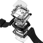 OLEVS Relojes para hombre, de cara grande, de acero inoxidable, resistente al agua, con fecha, analógicos, de cuarzo, modernos, de negocios, relojes de pulsera para hombre
