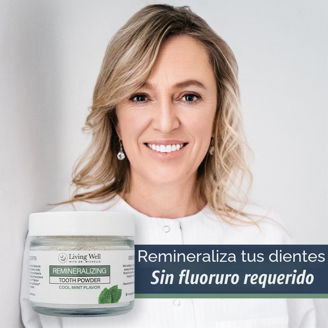Viviendo Bien con la Dra. Michelle Polvo dental remineralizante | F...