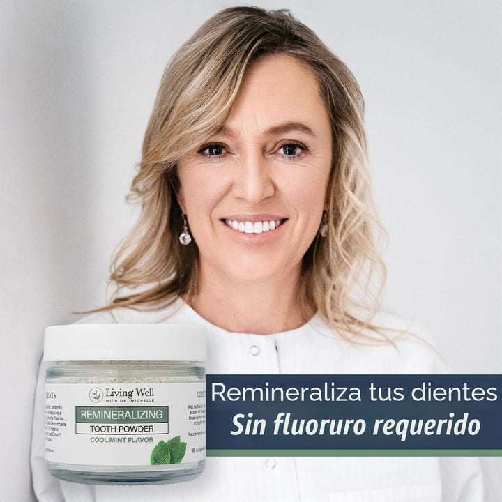 Viviendo Bien con la Dra. Michelle Polvo dental remineralizante | F...