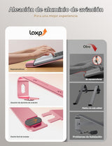 LOXP Soporte para computadora portátil para escritorio, soporte par...
