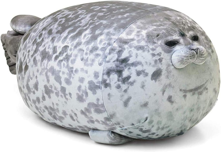MerryXD Chubby Blob Seal Pillow - Almohada de peluche de algodón re...