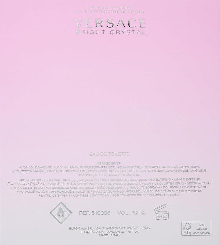 Versace Bright Crystal by Versace - Eau de Toilette en espray para...