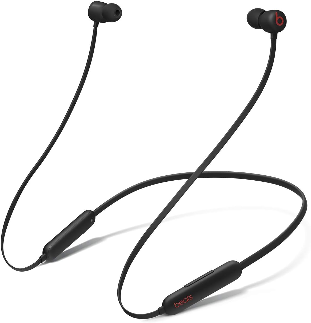 Beats Flex Auriculares inalámbricos - Chip de auriculares Apple W1, auriculares magnéticos, Negro