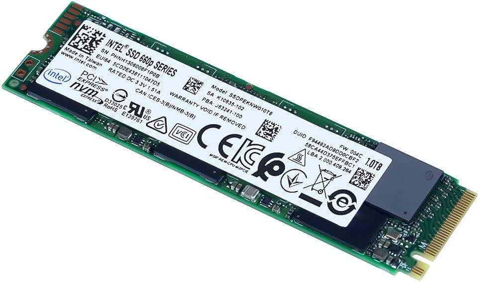 Intel 660p Series M.2 2280 1TB PCIe NVMe 3.0 x4 3D2, QLC Unidad int...
