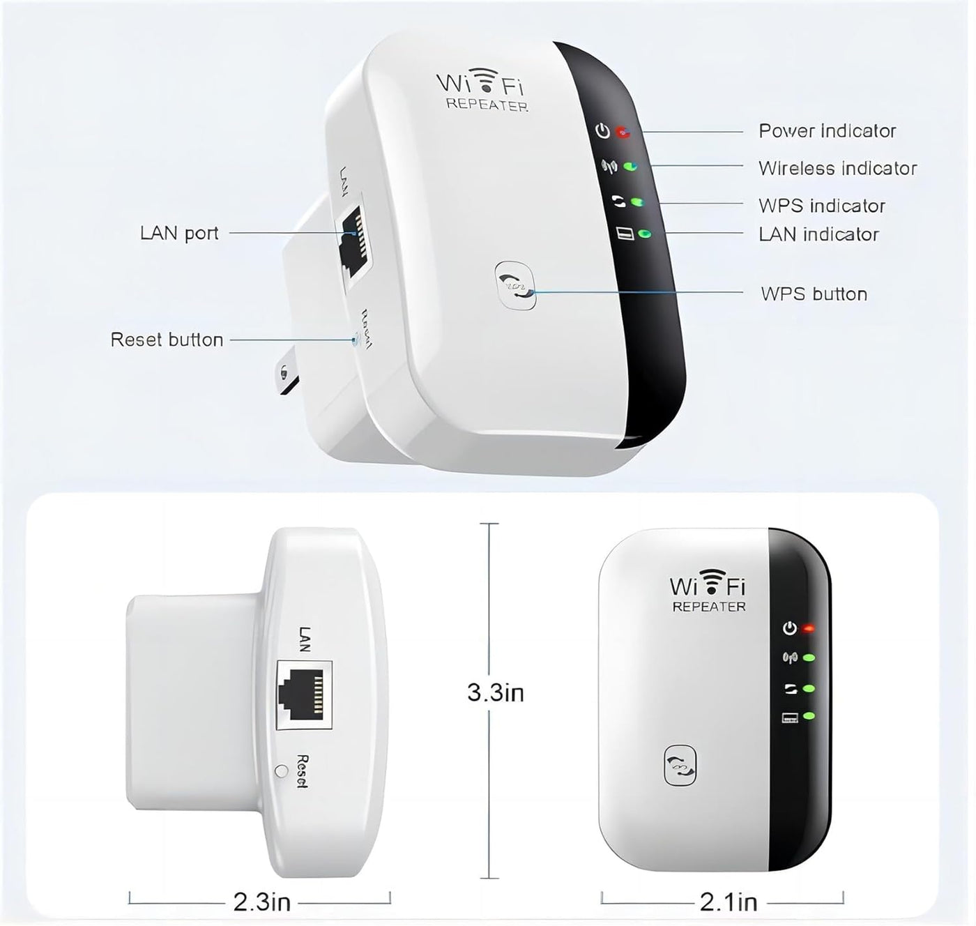Extensor WiFi extensores WiFi amplificador de señal para