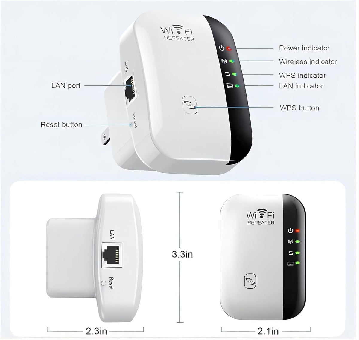 Extensor WiFi extensores WiFi amplificador de señal para