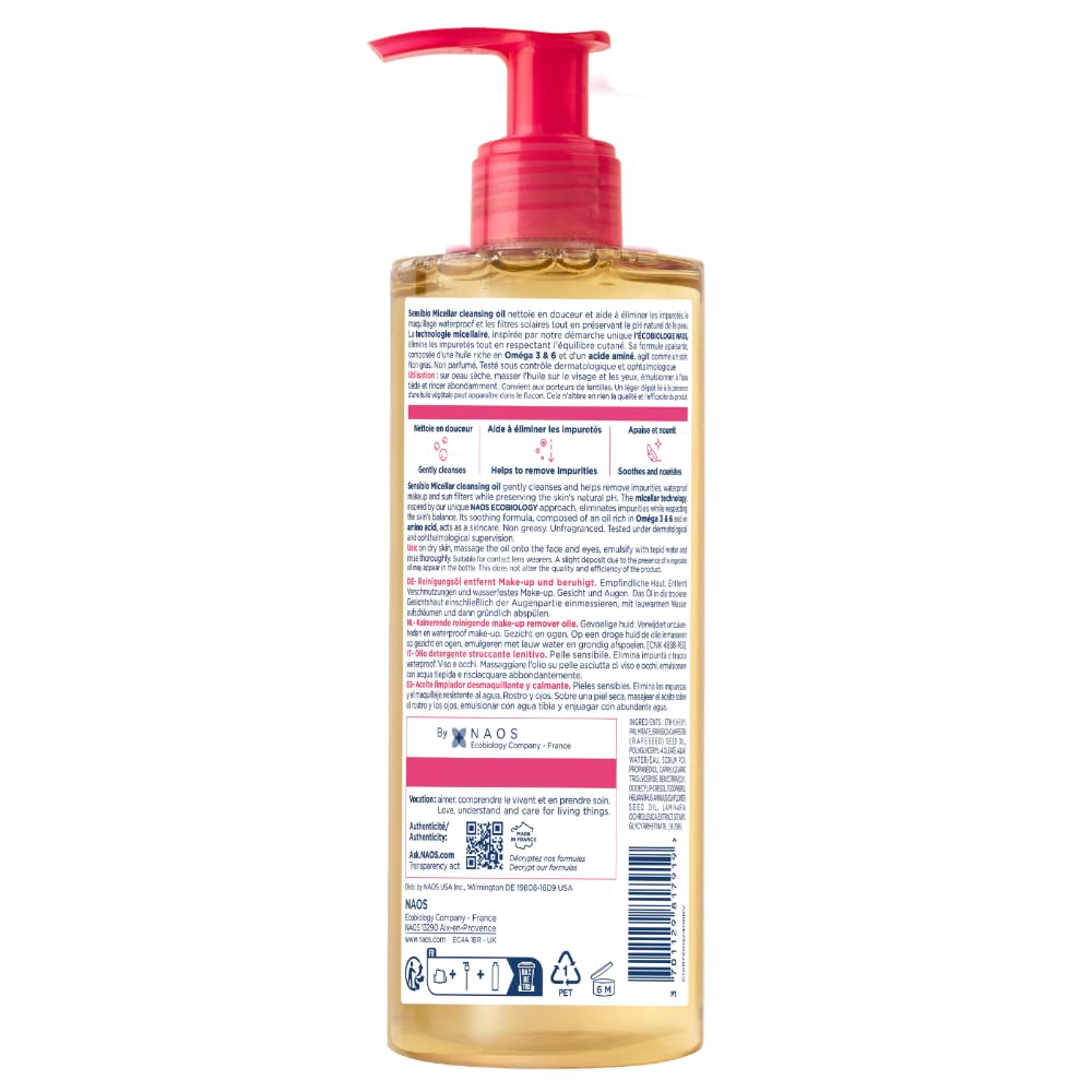 Bioderma Sensibio Micellar Cleansing Oil, 1st Ecobiological Micella...