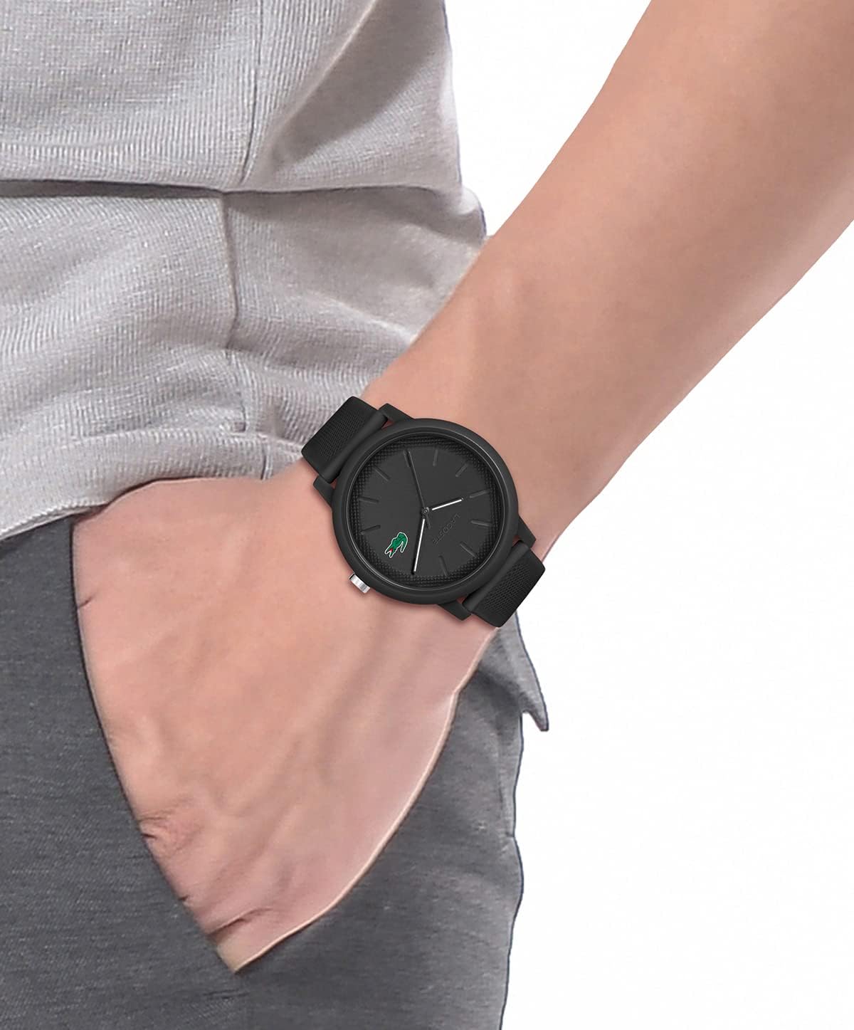 Lacoste Reloj de silicona crono 12.12 para hombre