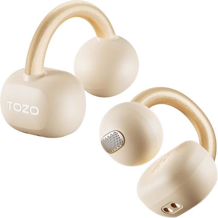 TOZO OpenEarRing Auriculares Verdaderos de Oído Abierto, Auriculare...