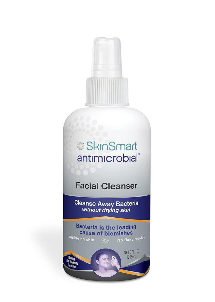 SkinSmart Antimicrobial Limpiador facial para brotes e