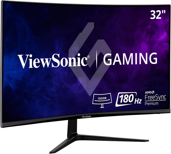 ViewSonic VX3218-PC-MHD Monitor curvo para juegos de 32 pulgadas 10...