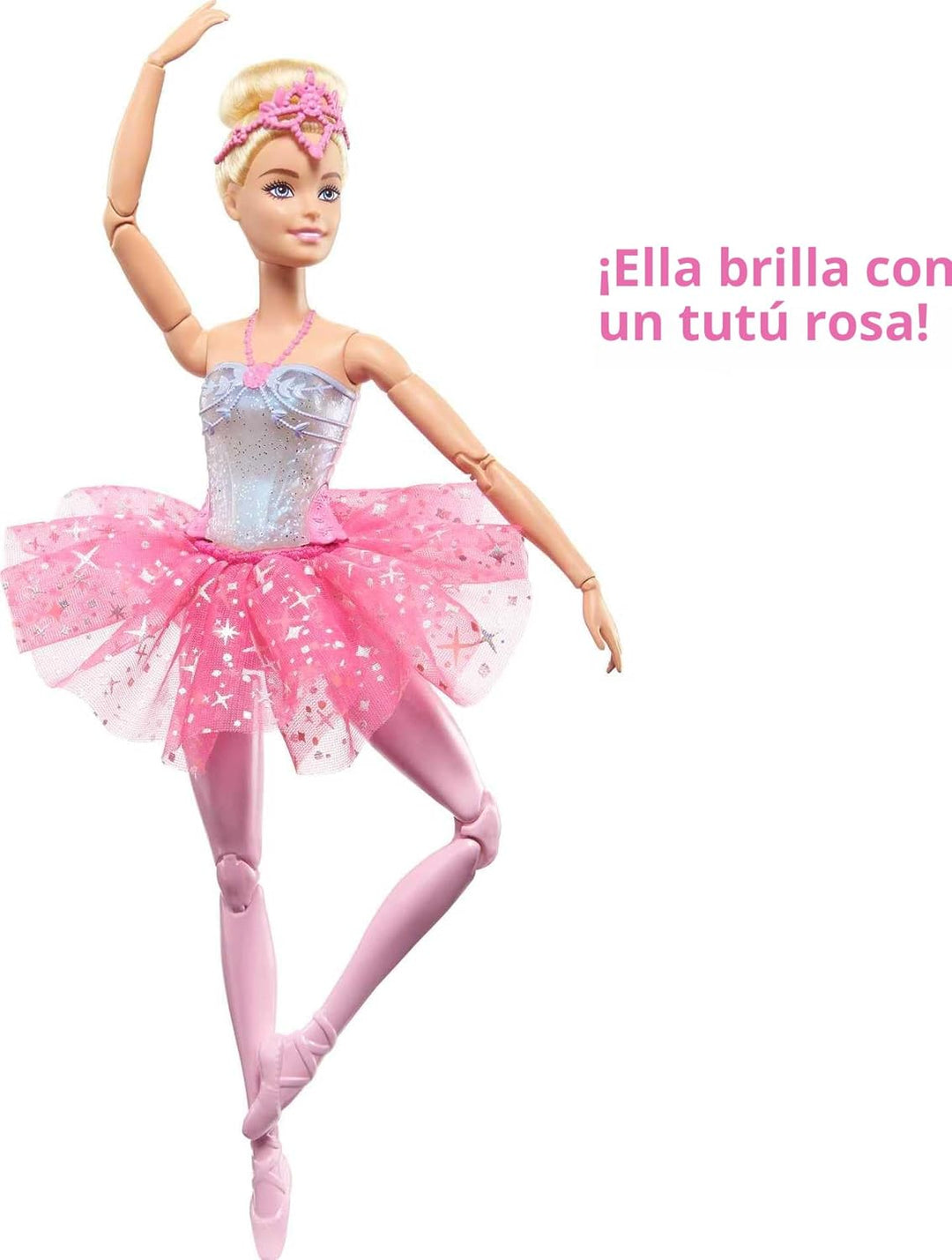 Muñeca Barbie Dreamtopia Twinkle Lights Ballerina con cabello rubio...