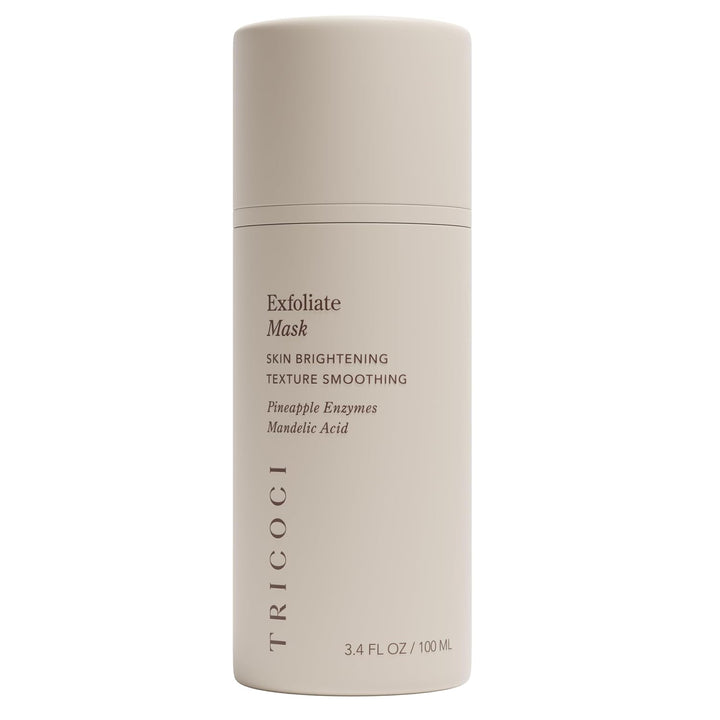 Tricoci Mascarilla facial con enzima iluminadora, tratamiento exfol...