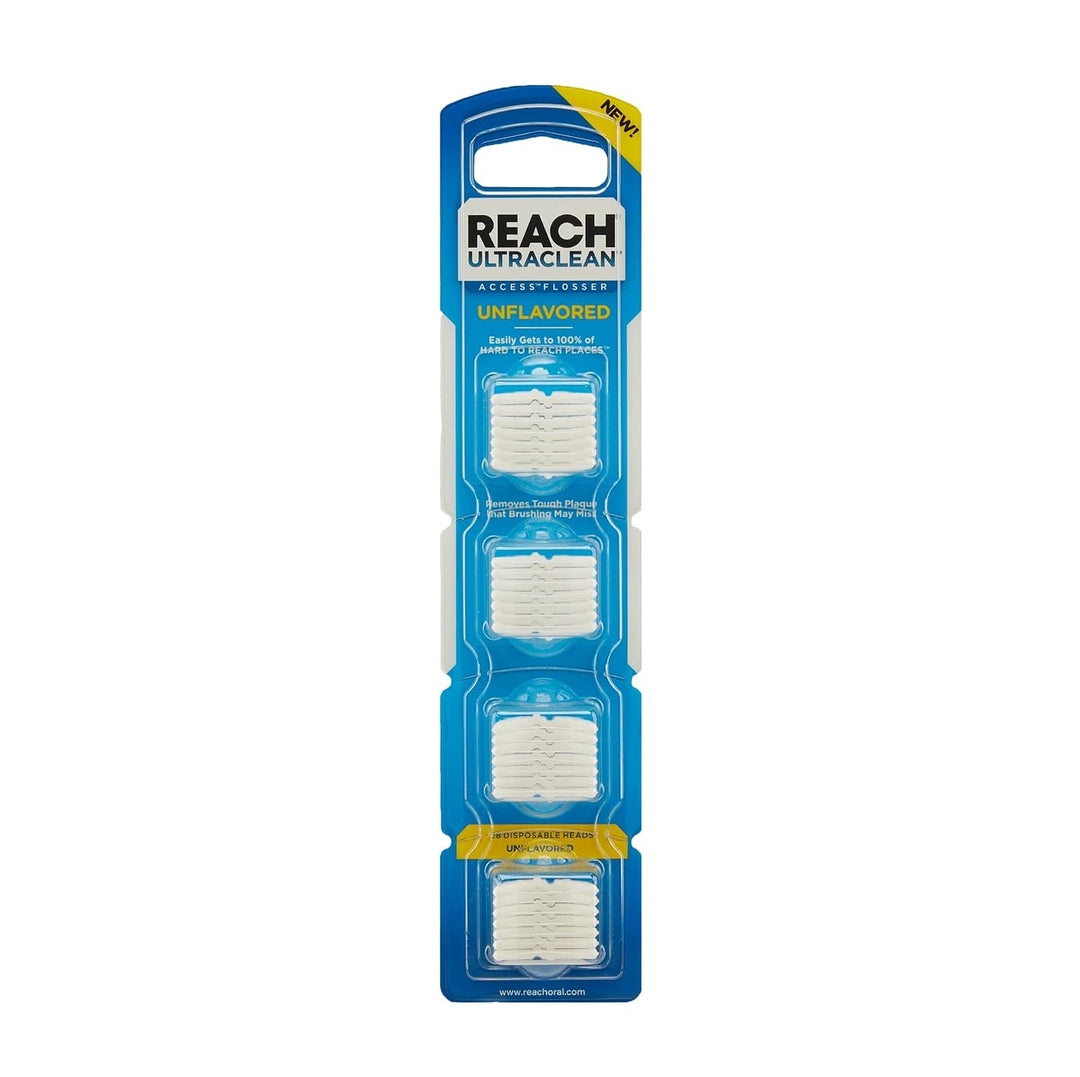 REACH Ultraclean Access - Cabezales de repuesto de hilo dental, sin...