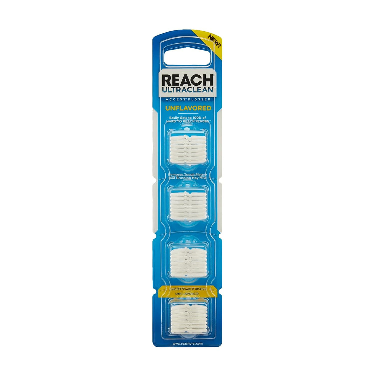REACH Ultraclean Access - Cabezales de repuesto de hilo dental, sin...