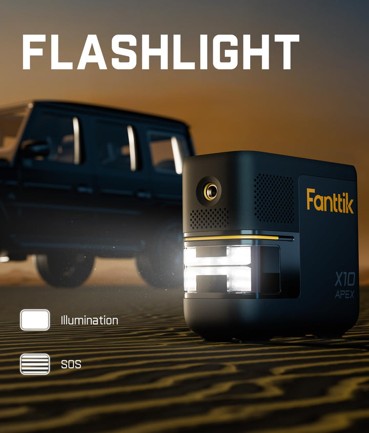Fanttik X10 APEX - Inflador de neumáticos compresor de aire portáti...