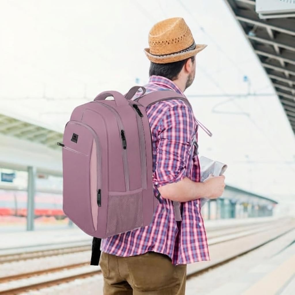 MATEIN Mochila para portátil de viaje, mochila antirrobo delgada y...