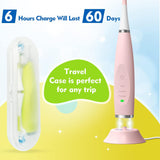 FUMEIKANG Cepillos de dientes eléctricos para niños, cepillo de die...