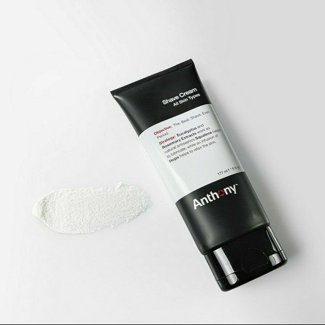 Anthony Crema de afeitar para hombre para pieles sensibles: extract...