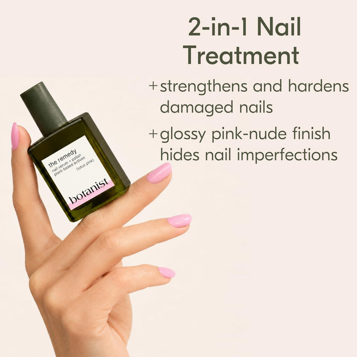 Botanist The Remedy - Esmalte fortalecedor de uñas, repara y endure...