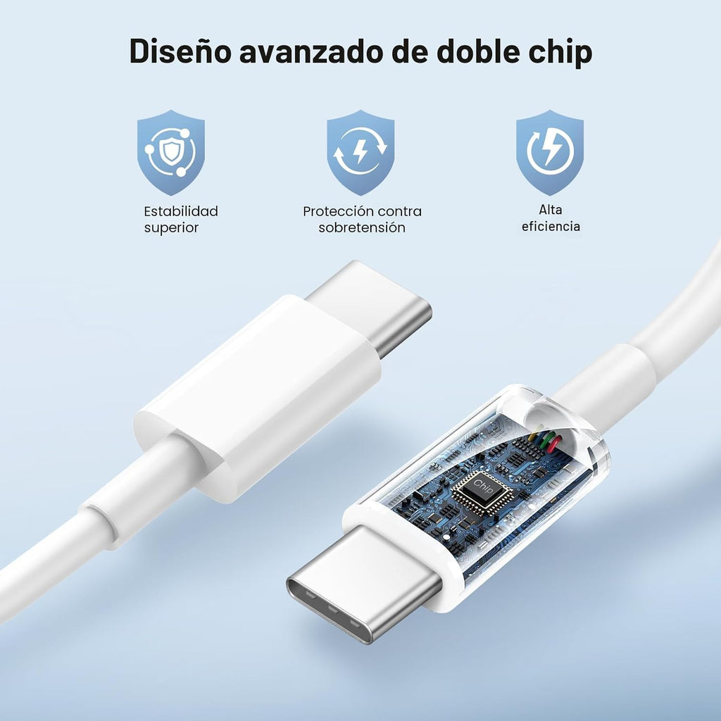 iPhone 18 17 16 Cargador de carga rápida extra largo 10FT USB C cargador