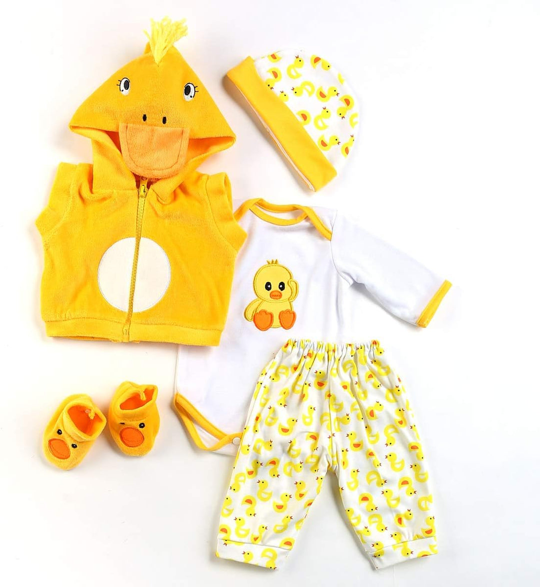 Reborn Baby Dolls Ropa de 22 pulgadas Accesorios de